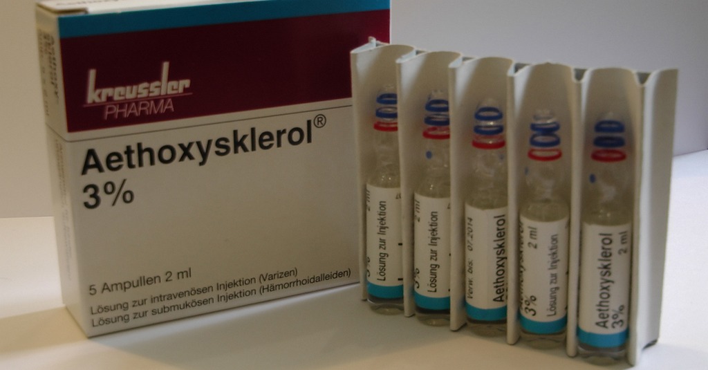 Необходимые препараты при склеротеропии вен